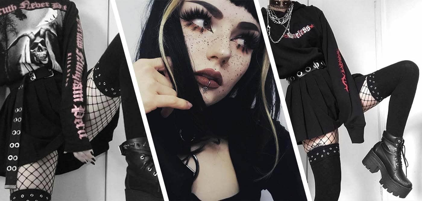 Goth Girl Punk Style Profile Image in 2023